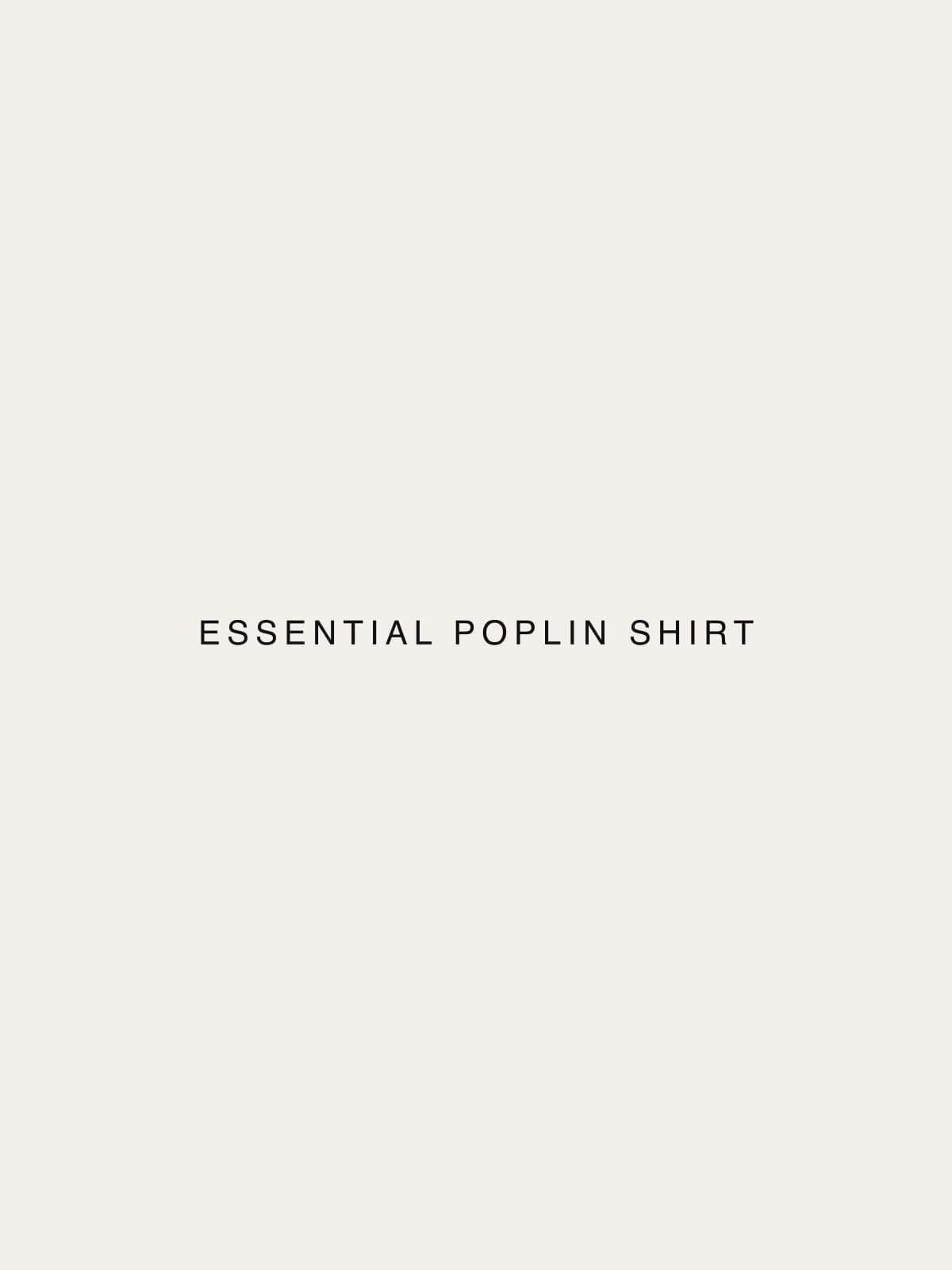Essential Poplin Shirt — Zelon